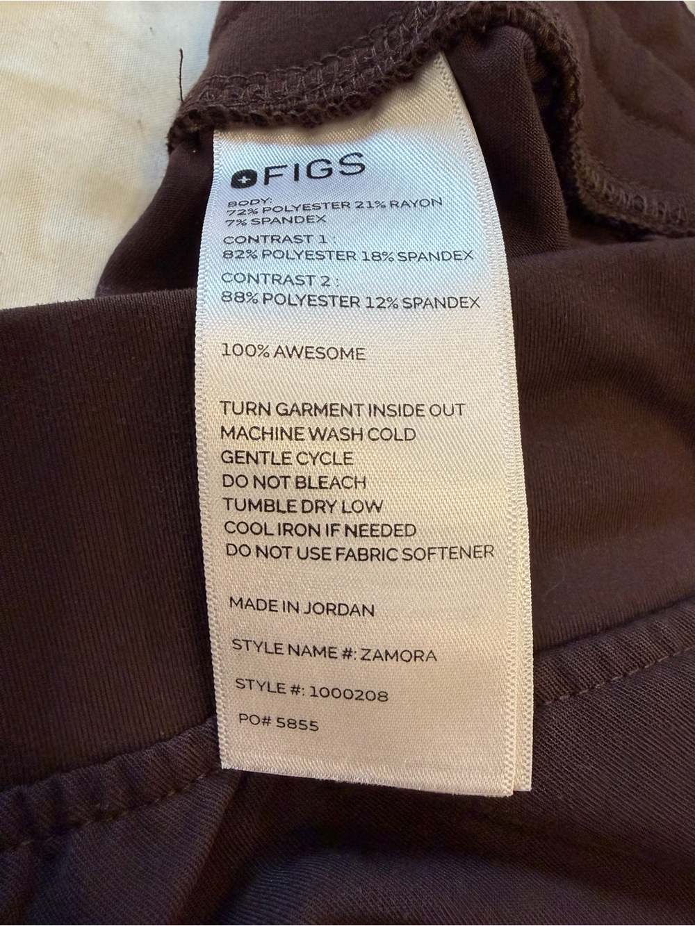 Figs Espresso Zamora Joggers - Picture 2 of 3